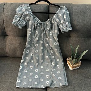 Flower Mini Dress